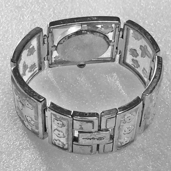 Brighton Gainesville Butterflies Bracelet Lucite Watch